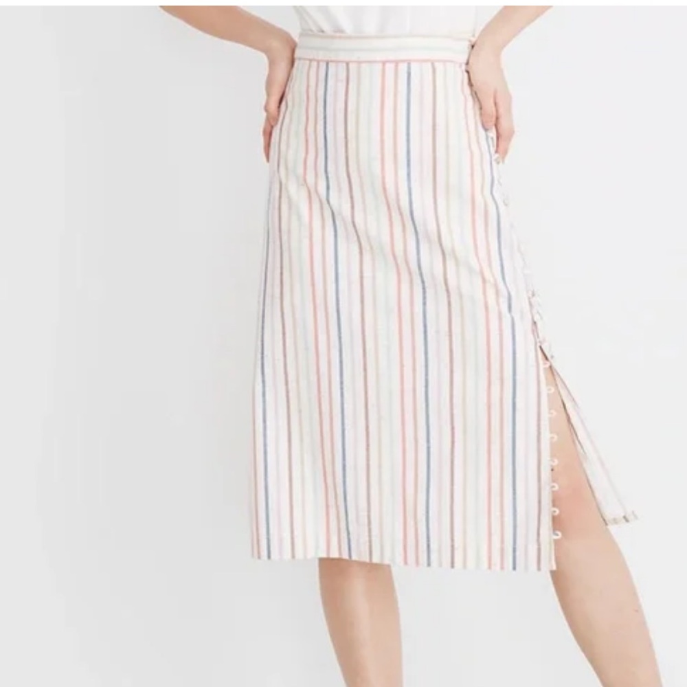 Striped Multi-Color Skirt